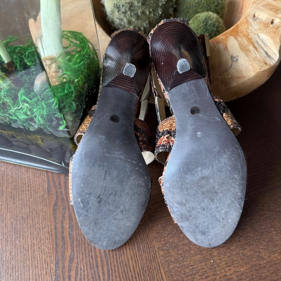 Michael Kors Snake Skin Dress Sandal - Picture 6 of 7